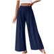 thumbnail image 1 of WILLBEST Pantalones Casuales para Mujer: Pantalones Holgados con Cremallera de Color Liso para Uso Diario y Relajación, elegantes y Cómodos con Detalle de Presión Lateral. Chica, 1 of 7