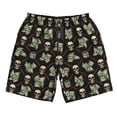 thumbnail image 2 of KLL Skulls Gold Chains Dollar Men's Casual Summer Beach Shorts Hawaiian Shorts with Pockets-XX-Large, 2 of 6