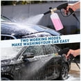 thumbnail image 2 of Pressure Washer Short Gun with Foam Can, 3/8" Thread x Quick Socket, M22-15mm to M22-14mm Adapter, Power Washer Gun with 7 Nozzles, Wash Kit Accessories for Cars, Driveway, Yard$$Tools, 2 of 8