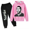 thumbnail image 2 of 2024 Ropa para niños CALIENTE Conjunto de sudadera con capucha para niños más pantalones de sudadera Conjunto de 2 piezas para niños y niñas Mbappe Avatar Estampado Bebé Niña, 2 of 5