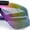 Black Purple - Purple Mirror, variant on Polarized Mens Flip Up Rimless Oversized Shield Plastic Sport Sunglasses Black Blue - Blue Mirror