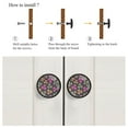 thumbnail image 4 of 4 Pcs Clover Knobs for Kitchen Cabinet Cupboard Dresser Bookcase Drawer Pulls Handles Round Home Decor, 4 of 5