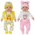 thumbnail image 5 of AmaMary 4-Piece Deer & Bear Reborn Doll Clothes Set for 16-18 Inch Baby Dolls - Includes Hat, Shirt, Pants & Socks, 5 of 5