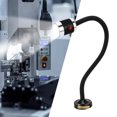 thumbnail image 1 of Luz De Cuello De Cisne Con Base Magnética Redonda, Tubo De Cuello Flexible, Práctica Lámpara De Trabajo LED Con Cuello De Cisne AC220V Para Maquinaria, 1 of 7