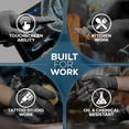 thumbnail image 3 of FIRST GLOVE Volt Black 6 Mil Nitrile Disposable Gloves - Food Safe Disposable Gloves, Disposable Cleaning Gloves, Micro Textured Gloves for Enhanced Grip, Latex Free Gloves - 100 Ct. (Small), 3 of 7