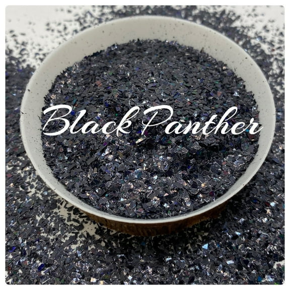 Black Panther: Irregular Shard glitter mix - Sold By TwoFaced Glitters 1oz Wt.
