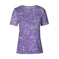 thumbnail image 4 of Herrnalise Women's Sequin Tops Sparkly Glitter Blouses Sequined Short Sleeve Shirts for Holiday Club Night Gear up for greatness for less, 4 of 4