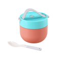 thumbnail image 1 of LOVEVER Soup Mug Containers with Lids  Microwavable Ramen Bowl  Noodle Cooker for Dorm Essentials.Easy-Grip Design  for Soup Oatmeal Gumbo Salad Rice Cereal  Lunch Bowl for Dorm  Office, 1 of 2