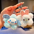thumbnail image 2 of Sanrio-Llavero de peluche de Hello Kitty, muñeco colgante de dibujos animados de Cinnamoroll Kuromi, juguete de peluche, adornos, Bolsa Escolar, regalos de vacaciones Fivean unisex, 2 of 2