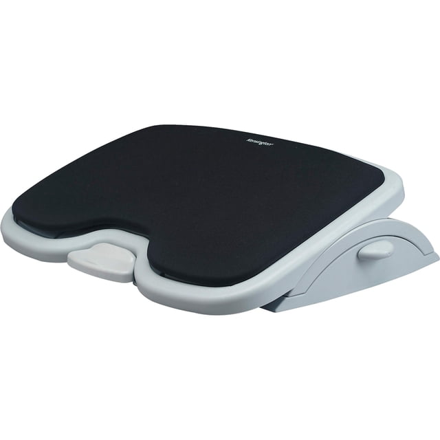 Reposapiés Kensington Smartfit Comfort de espuma viscoelástica blanco/negro