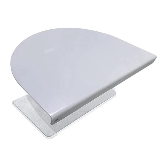 Bunblic Monitor Mount Reinforcement Plate, Carbon Steel Bracket Plate for Most Monitor Stand C Clamp Installation White
