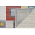 thumbnail image 6 of Ladole Rugs Ayala Bohemian Geometric Squares and Rounds Contemporary Multicolor Indoor Area Rug Carpet, 4x5 (3'11" x 5'3", 120cm x 160cm), 6 of 6