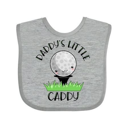 

Inktastic Daddy s Little Caddy Cute Golf Ball Gift Baby Boy or Baby Girl Bib