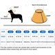 thumbnail image 3 of Cono para perros UBIUO, collar de recuperación ajustable y cómodo para mascotas, collar protector posoperatorio, collares E de plástico con borde seguro para perros y gatos (A5-O), 3 of 5