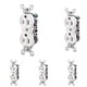 thumbnail image 1 of Receptáculo dúplex Leviton 12650-W 15A 125V Co/Alr blanco (paquete de 5), 1 of 1