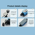 thumbnail image 2 of Me Series Limit Switch Roller Switch Limit Switch Limit Button Position Switch Me(Tz)-8166 YIWEI, 2 of 9