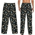 thumbnail image 3 of PISONIC Funny Mens Pajama Pants Lounge Men's Pajama Bottoms Soft Sleep Pants With Pockets Drawstring, 3 of 7