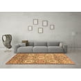 thumbnail image 3 of Ahgly Company Indoor Rectangle Abstract Brown Modern Area Rugs, 6' x 9', 3 of 4