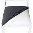 thumbnail image 3 of Fundas de asiento estirables: ajuste oblongo cuadrado de forma redonda de 2 grises Ideaworks JB7621GRAY, 3 of 4