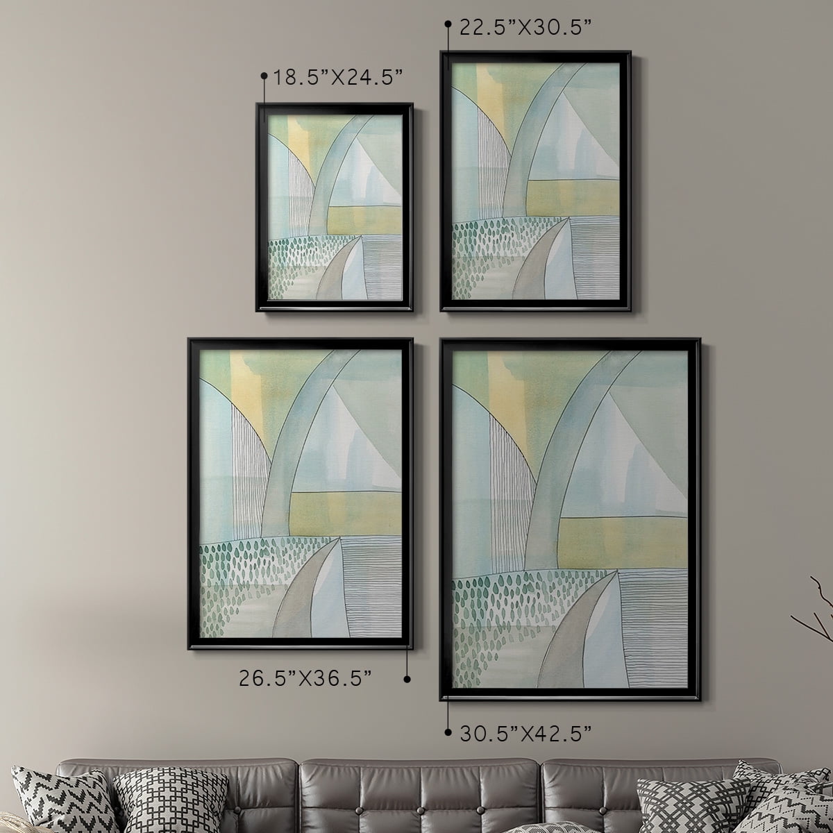 Mint Reflection II Premium Framed Print, in Gold, Black, or Silver - Ready to Hang
