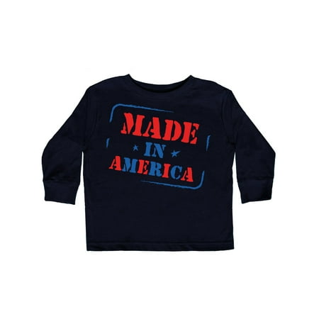 

Inktastic Made In America Gift Toddler Boy or Toddler Girl Long Sleeve T-Shirt