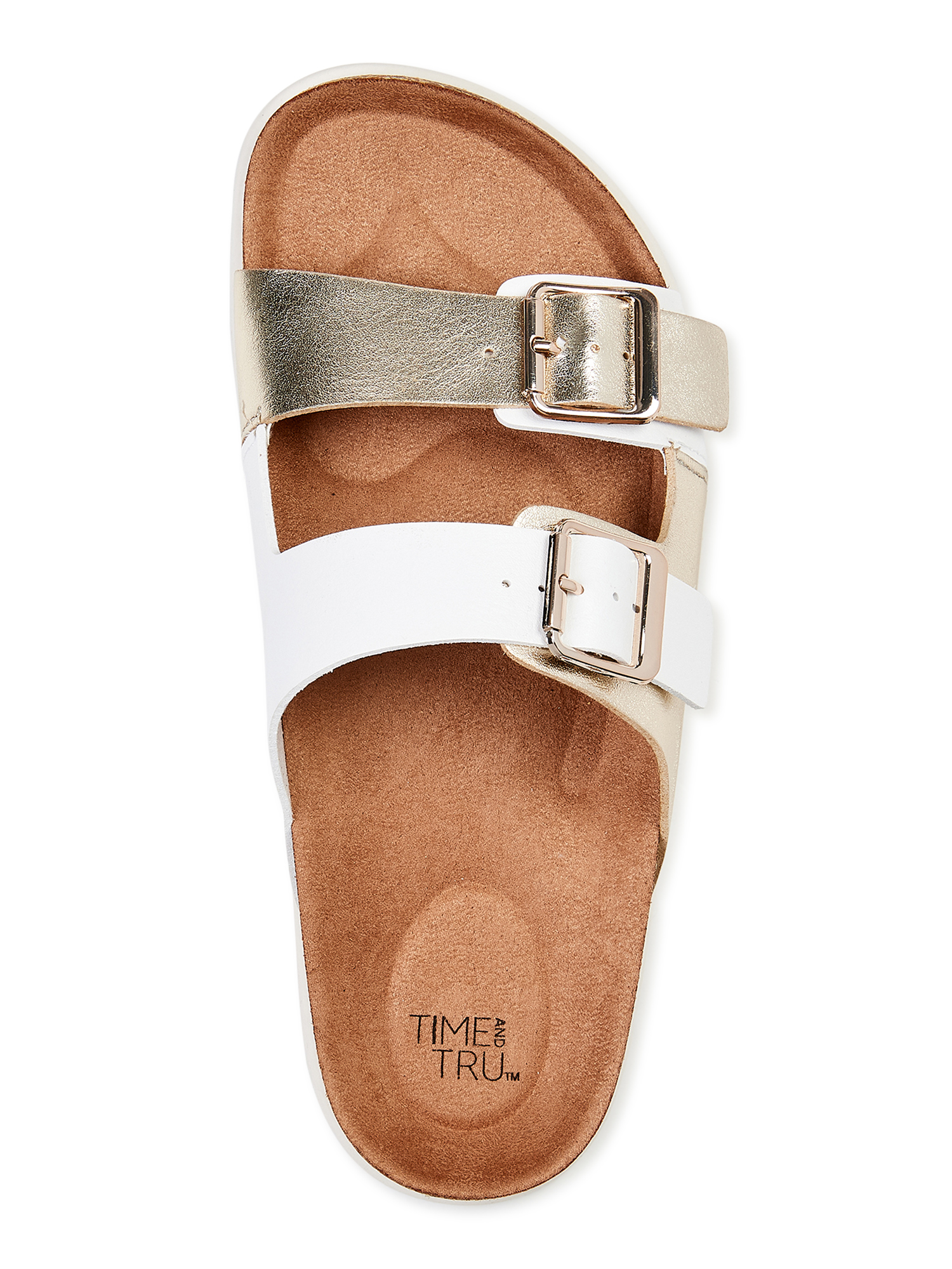Time and Tru Women's Platform Footbed Sandals - image 3 of 5
