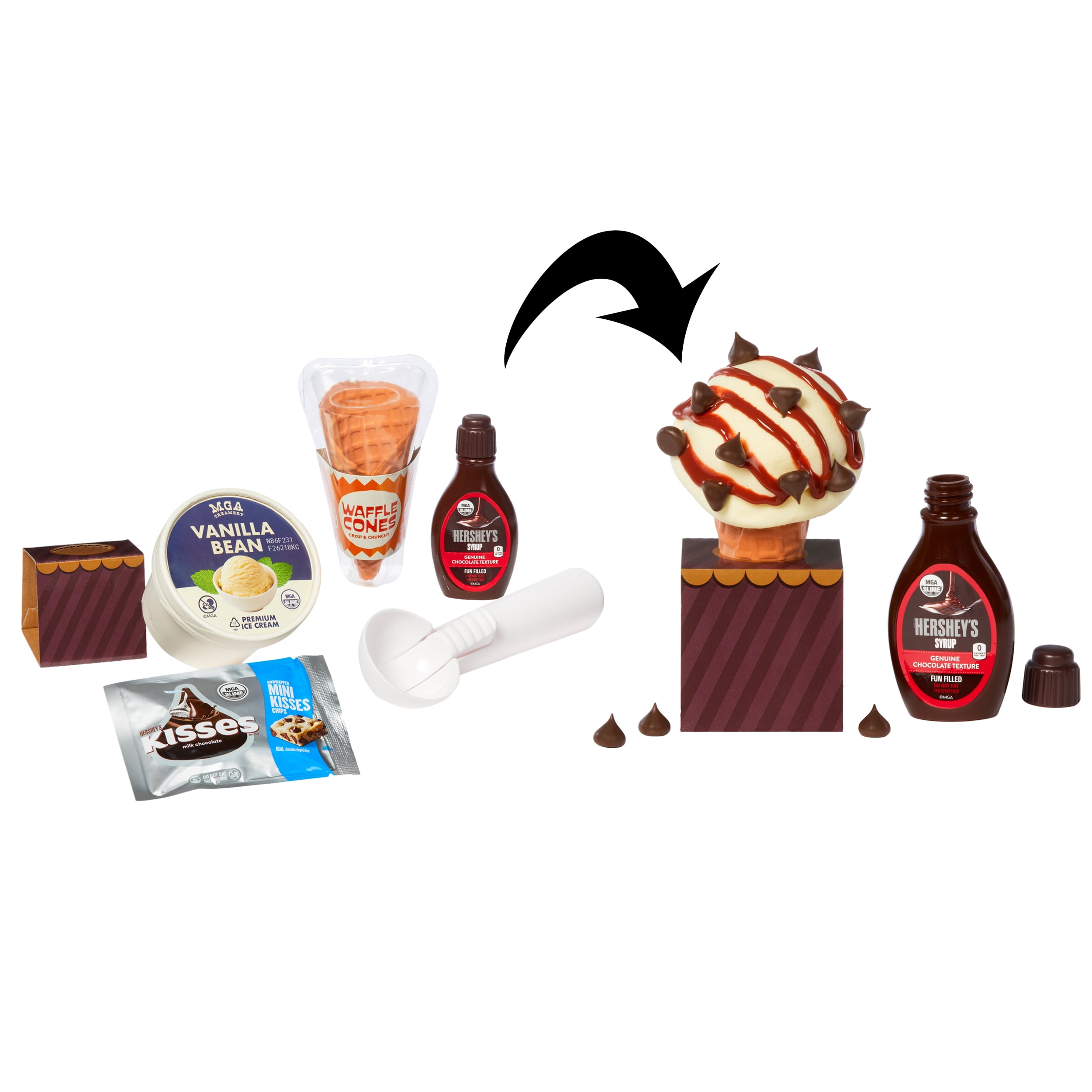Slime Life HERSHEY'S Ice Cream DIY Slime Kit - Unboxing Ingredients to Make, Smash, and Stretch Your Food