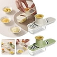 thumbnail image 2 of QHUDLV Mini Garlic Slicer Multi-Functional Mandoline Slicer, Mini Ginger Garlic Grinding Planer, Veggie Garlics Ginger Grinder Vegetable Mandoline Cutter with Container for Kitchen, 2 of 5