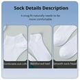 thumbnail image 5 of KuKuZhu 10 Pairs Unisex Casual Plain Color Boat Socks Thin Breathable Comfy Anti Odor Sweat-absorbing Low Cut Ankle Socks For Men Women, 5 of 5