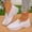 White, variant on Women's Walking Shoes, Women Orthopedic Casual Sneakers with Arch Support and Breathable Knit Design, Slip on Lightweight Non Slip Shoes for Travel Vacation