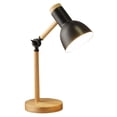 thumbnail image 1 of Luz LED de madera con cabezal giratorio, luz sencilla para mesita de noche, protección ocular, lectura, luz nocturna creativa para decoración de escritorio, 1 of 7