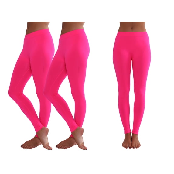 Women's Basic Leggings Full Length - Value Saver Multi Pack