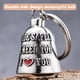 thumbnail image 3 of Motocicleta Angel Bell CyzBTBL para hombre y mujer plateada, 3 of 7