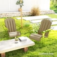 thumbnail image 2 of Outsunny 2PCS Adirondack Chair Cushion, Patio Chair Cushions, Beige, 2 of 10