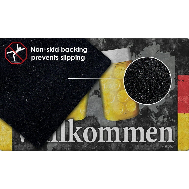 Wilkommen - German Welcome Coir Doormat - standard size
