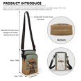 thumbnail image 6 of HELLHERO US Flag Small Crossbody Purse for Women with Zipper Shoulder Purse Polyester Leakproof, 6 of 7