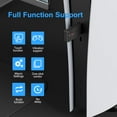 thumbnail image 3 of Adaptador de mando para PS5 PS4 compatible con todos los juegos de PS5, adaptador inalámbrico USB compatible con PS5/PC Windows, compatible con funciones turbo/macro/combinación de teclas, 3 of 9