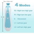 thumbnail image 3 of Electric Baby Nail Trimmer | Safe Newborn Toddler Nail File Clippers Kit for Triming and Polishing with Light, 3 of 6