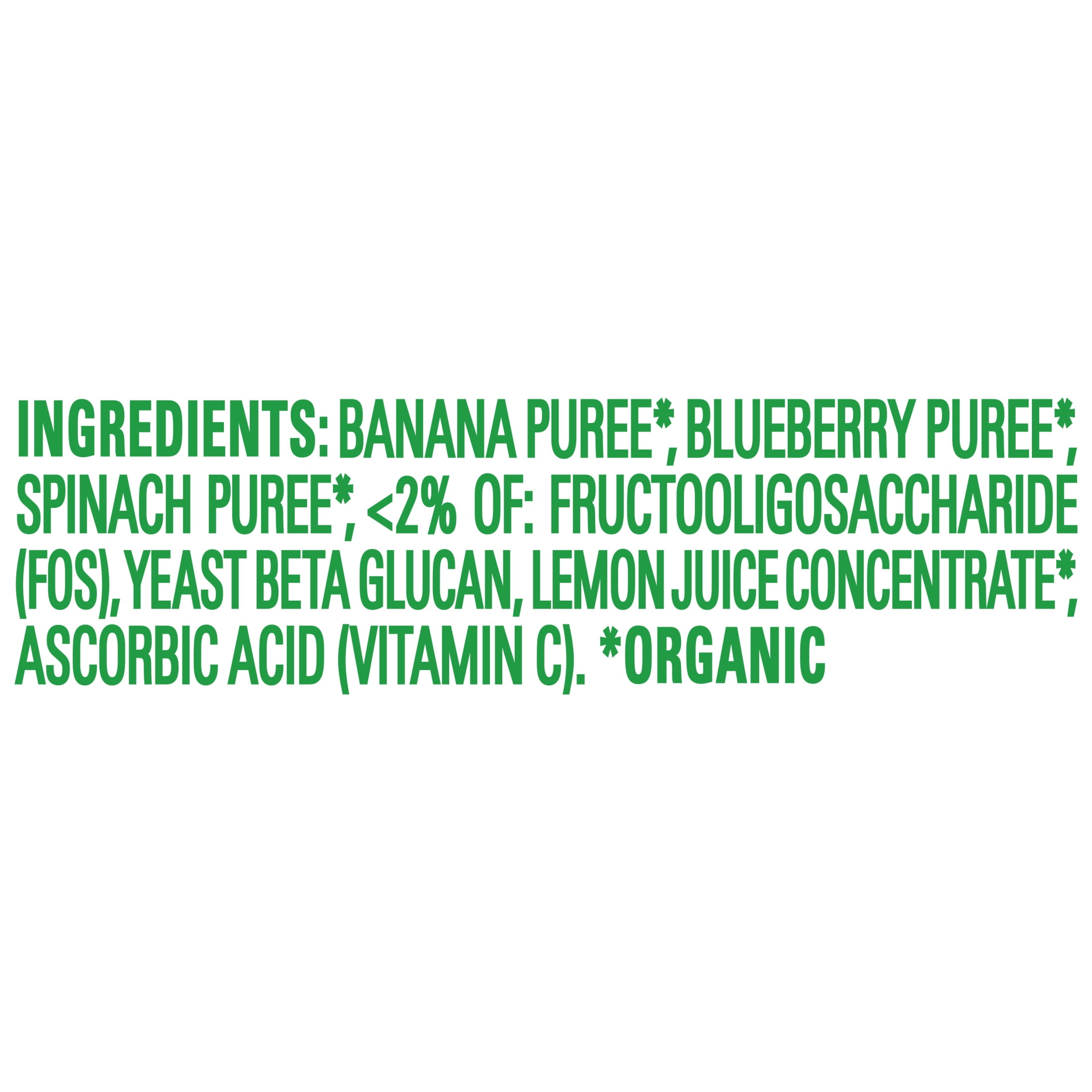 (12 pack) Happy Tot, Stage 4 Organic Baby Food, Bananas, Spinach & Blueberries, 4 oz. Pouch