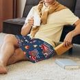 thumbnail image 4 of Daiia Fire Truck 1 Mens Woven Stretch Pajama Short,Short Pajama Pants-X-Large, 4 of 9