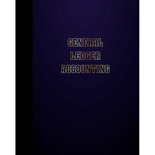 General Ledger Accounting Financial Record Book For Small Business