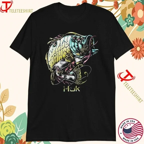 Billy Strings Huk Fishing T-shirts Black unisex ALl size shirt JM1019