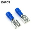 thumbnail image 1 of 100 Pcs Female Quick disconnects Vinyl Insulated Spade Wire Connectors, 1 of 5