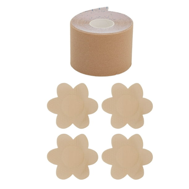 Body Tape A Perfect Solution for Any Garment Breast Lift Tape  Breast-Enhancing Sticky Bra Adhesive- Beige 