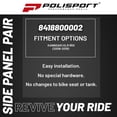 thumbnail image 3 of Polisport Motocross (MX) Replica Plastics Side Panels for Kawasaki KLR 650 (2008-18) Dirt Bike – OEM Quality, Durable, Flexible & Perfect Fit – Black, 3 of 8