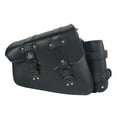 thumbnail image 3 of TTETTZ Motorcycle Saddlebag Sleek Scratch Resistant with Detachable Water Cup Pouch Left, 3 of 9