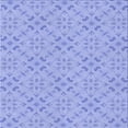 thumbnail image 1 of Ahgly Company Indoor Square Patterned Light Slate Blue Area Rugs, 5' Square, 1 of 6