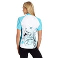 thumbnail image 2 of Butterfly Cycling Jersey - Blue/White / X-Large, 2 of 3