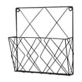 thumbnail image 2 of GROWTH TANK Wall-Mounted Magazine Holder, Brochure Holder, Comic Display, Brochure Storage Organizer, File Rack, Storage Rack for Home Office Black, 2 of 9