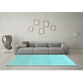 thumbnail image 3 of Ahgly Company Indoor Rectangle Abstract Light Blue Modern Area Rugs, 8' x 12', 3 of 4